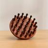Wooden Round Disc Massage Hair Comb Set for Normal Hair- Anti-Static, Scalp Stimulating for Hair Growth & Blood Circulation