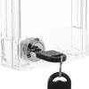 2Pcs Air Conditioning Switch Cover Lockable Transparent Protective Panel Proof Waterproof Wall Switch Safety Guard