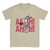 Men's T-Shirt Courage Dog  Creative Pure Cotton Tees Short Sleeve  T Shirts Round Neck Tops 4XL 5XL