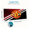 Man United Print  Cushion Non-slip Laptop Tablet Big Mousepad XXL Mat Mini PC Playmat With Lock edge