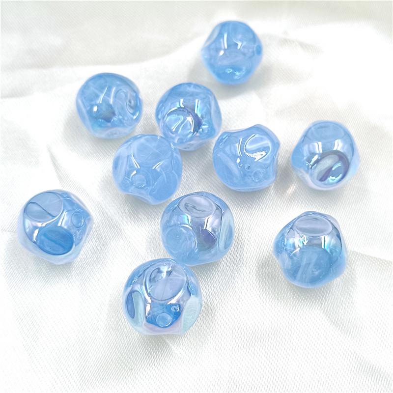 Креативные ювелирные материалы, модные круглые УФ-бусины для серег, браслетов, аксессуары ручной работы «сделай сам», креативные 5 шт., изготовление ожерелья в форме фантомного цвета