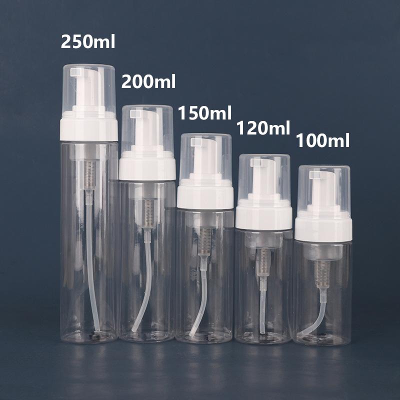 100/120/150/200/250Ml Lotion Foam Pump Bottle Dispenser Empty Refillable For Hand Soap Shampoo Cleanser Container Potable Travel