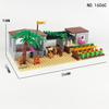 1606C Детская игрушка Зеленая мечта Ферма Строительные блоки Сцена Овощной сад Животное Дыня Фруктовая ферма