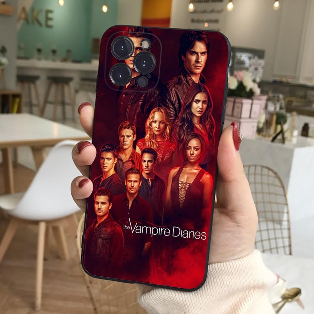 Чехол для телефона Дневники вампира Силиконовый мягкий для iphone 16 15 14 13 12 11 Pro Mini XS MAX Plus X