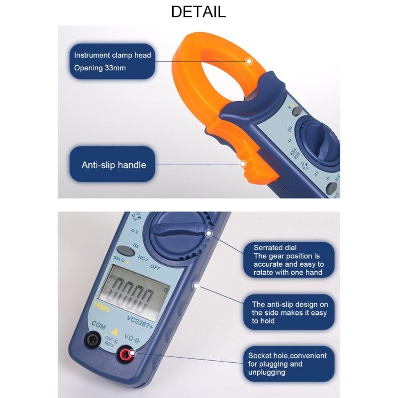 Профессиональный цифровой токоизмерительный мультиметр с функциями измерения напряжения, тока, сопротивления и автоматическим выбором диапазона