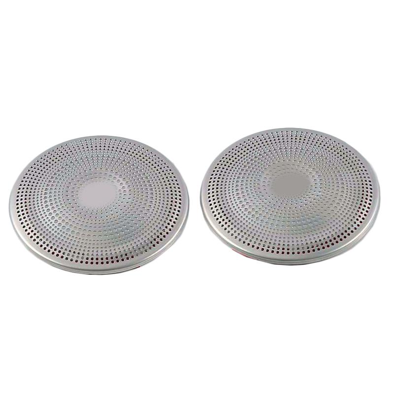 Для Mitsubishi Outlander 2012-автомобильный дверной громкоговоритель, звук, хромированная накладка, крышка динамика, накладка на рамку, наклейка, интерьер