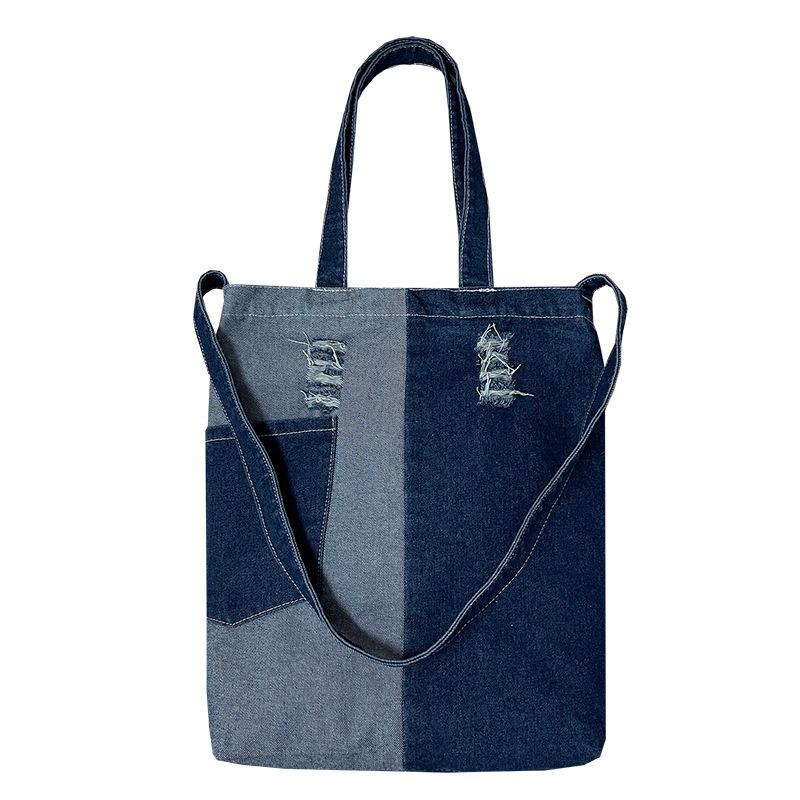 Denim Bag Student Class Handbag Lazy Style Shoulder Crossbody Bag