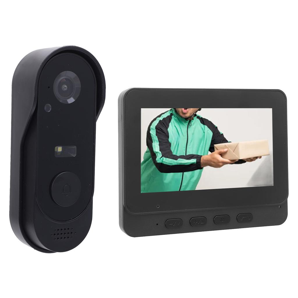 2.4G WiFi Видеодомофон Система Двусторонняя Связь 120 градусов Угол Обзора Водонепроницаемая Камера Дверного Звонка с