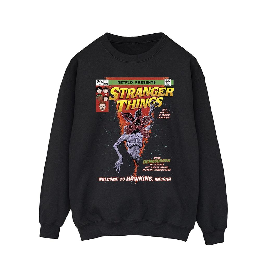 Netflix Mens Stranger Things Comic Cover Sweatshirt