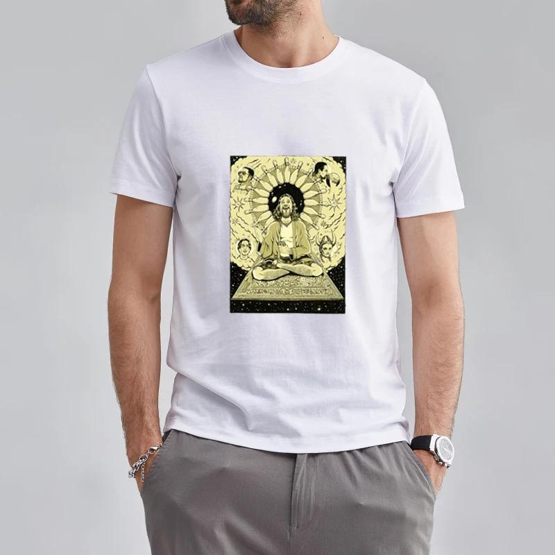 Men Women TShirts The The Big Lebowski The Dude Abide Walter The Jesus Artsy Awesome Artwork Print Tops Unisex Summer XS-4XL