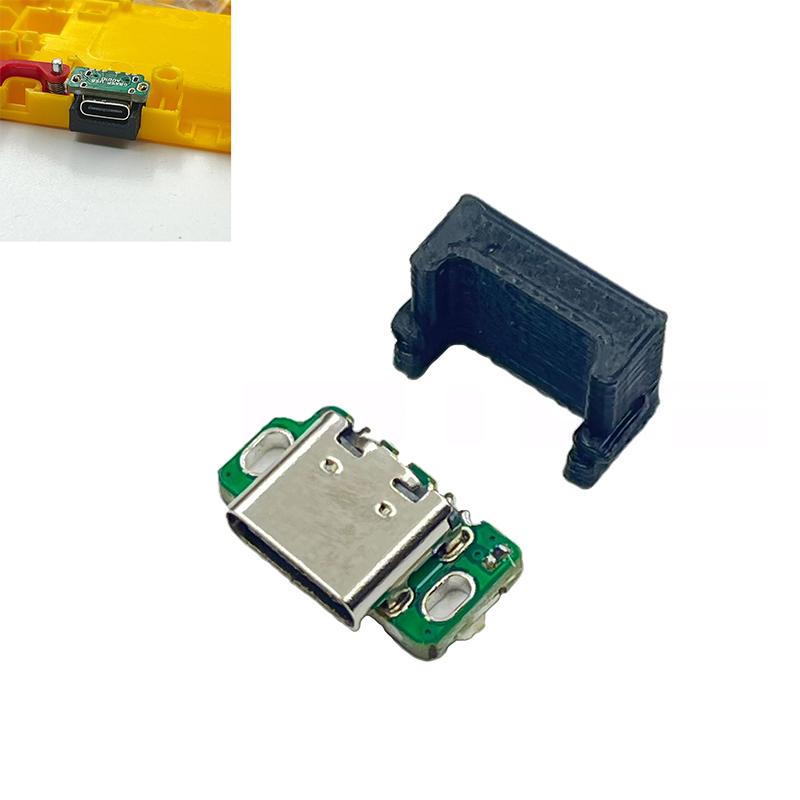 1 Комплект Для Advance Sp Gbasp С 3D-Печатным Портом Зарядки Usb-C Типа C и Портом для Наушников