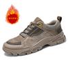 Высококачественная брендовая мужская походная обувь на открытом воздухе с нескользящей толстой подошвой, мужская модная спортивная обувь, зимняя хлопковая обувь, бесплатная доставка