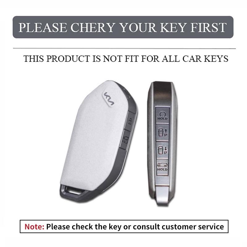 ABCDFC1New Car Logo Key Case Cover for Kia KN EV9 Picanto Sorento MQ4 Carnival KA4 Morning K5 Carens 2024 Shell Auto Interior Accessory