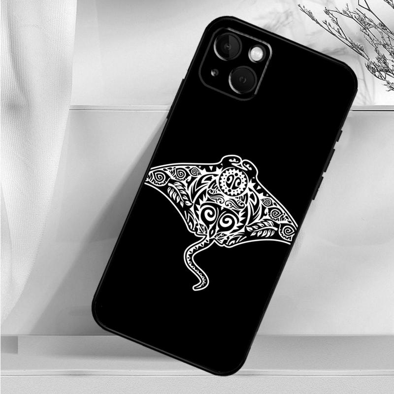 Animal Manta Ray Case For iPhone 14 16 15 Pro Max 11 12 13 Mini 7 8 Plus X XR XS MAX Soft Shockproof Cover