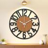 Fancy Metal Wall Clock for Home Decor – Stylish Living Room & Bedroom Watch, Designer Wallclock, Big Size Hanging Watch