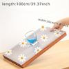 Plastic Flower Shelf Liner Roll Waterproof Dustproof Non-slip Kitchen Cabinet Mat Pad Moisture-proof Refrigerator Table Pad