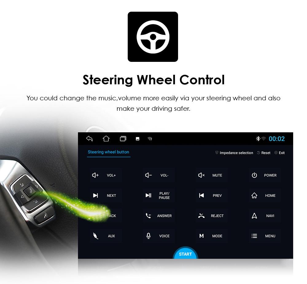 Hizpo 8-дюймовая мультимедийная автомагнитола с Android Auto и CarPlay для Volkswagen и Skoda