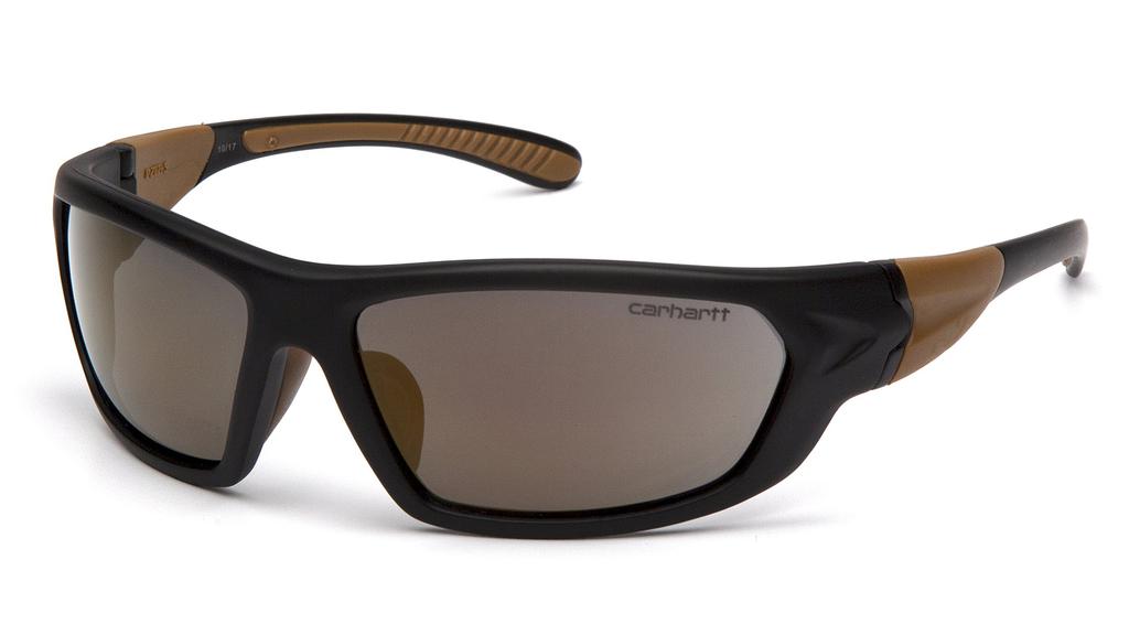 carhartt Защитные очки CHB290D Carbondale - Черная/Коричневая оправа с линзой с античным зеркальным покрытием