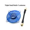 Triples Feed Patches-1 5.8G 9.4DBI Circular Polarized FPV Antennas Conversion to 100MHz Remote Control Goggles Accessories