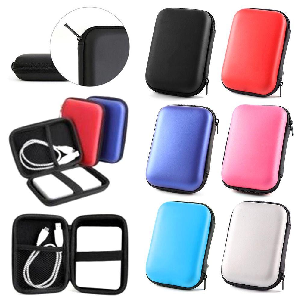 Case Carry Memory Card Case 2.5" External HDD SSD Box Earphone Bag Hard Drive Disk Case Storage Box