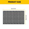 Black Car Rear Tail Cover Light Decor Sticker Honeycomb Tail Lamp Decal Trim Kit