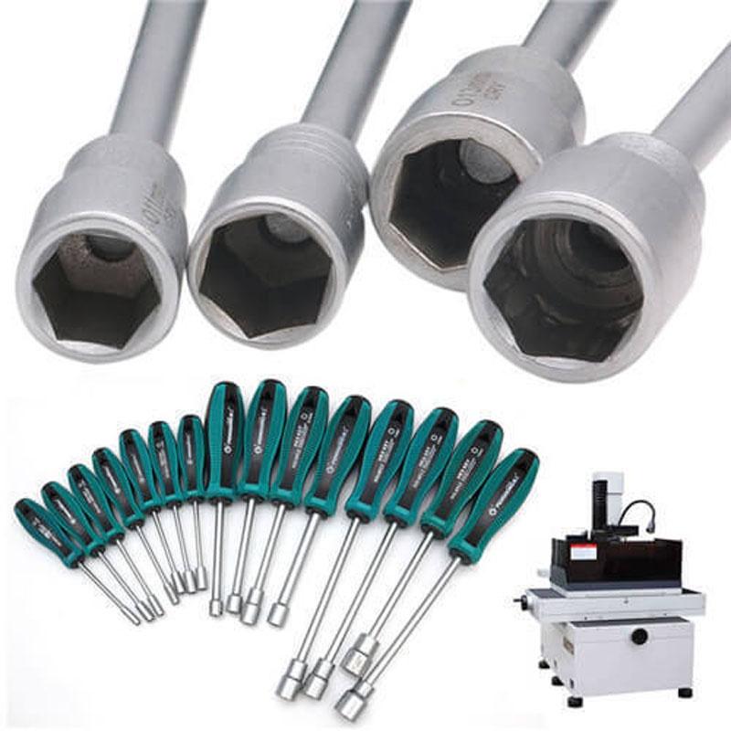 Премиум Металлический Торцевой Ключ Отвертка Шестигранный Ключ Гайковерт Набор Инструментов 3-14 мм