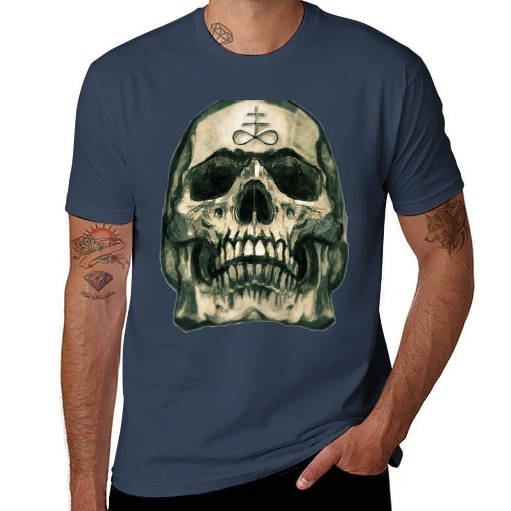 Gold Skull TShirt Sporty Breathable Short Sleeve TShirt