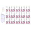 30 Packs Baby Shower Elephant Keychain DIY Baby Shower Favors Elephant Party Favors with Thank You