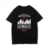 2025 Japan Asahi Beer T-shirt Asahi Japanese Beer Short-sleeved Japanese Loose Summer Men and Women Couple Cotton Top