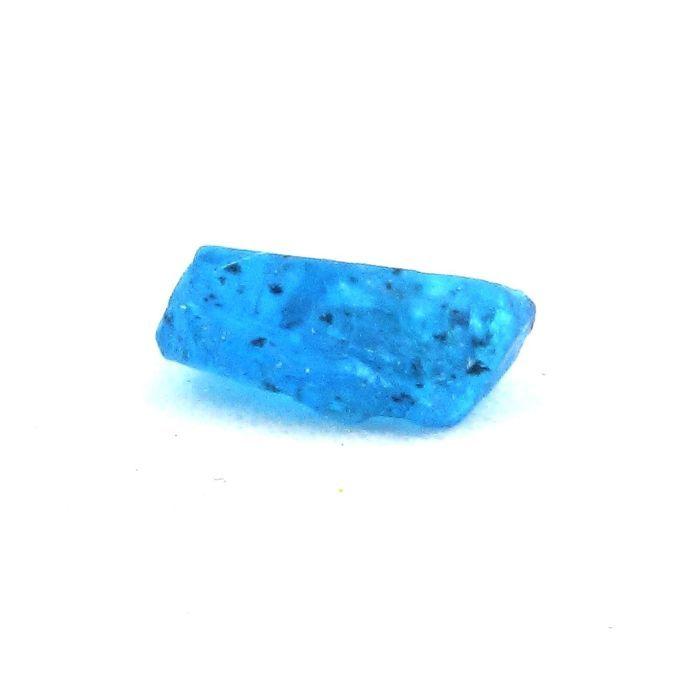 Pierres et Minéraux. Apatite bleu neon. 0.88 ct. Betroka, Anosy, Madagascar.