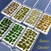 Model Irregular Grass Tufts Simulation Wargame Scenery Artificial Flower Cluster Sand Table Layout