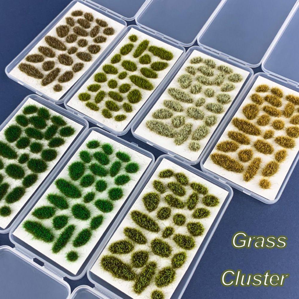 Plant Simulation Wargame Scenery Искусственный Цветочный Клок Неправильные Пучки Травы Макет Песочного Стола