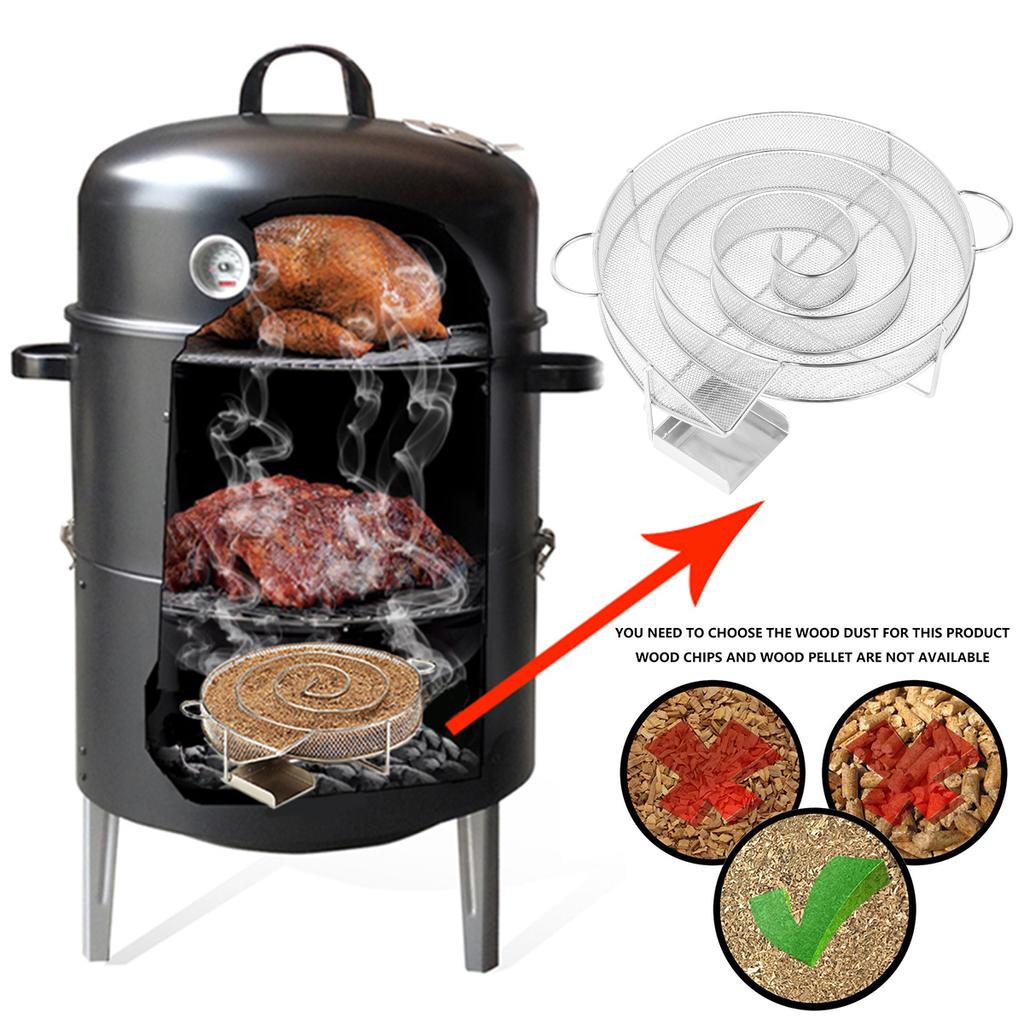 Smoke Your Food To Perfection with Our Cold Smoke Generator & Stainless Steel BBQ Net!