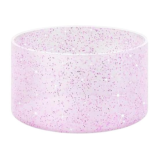 Silicone Cup Sleeve Glitter Anti-Slip Heat Insulation Cover Lightweight Water Bottle Pad