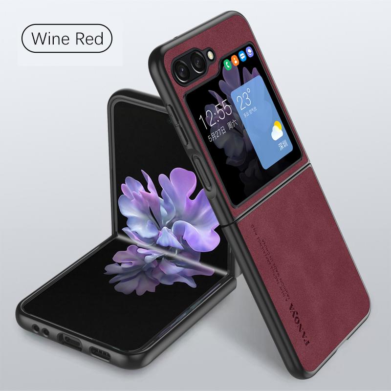 Полный защитный чехол для объектива для Samsung Galaxy Z Flip 5, задняя крышка из овчины для Samsung Galaxy Z Flip 5, мягкий чехол из овечьей кожи