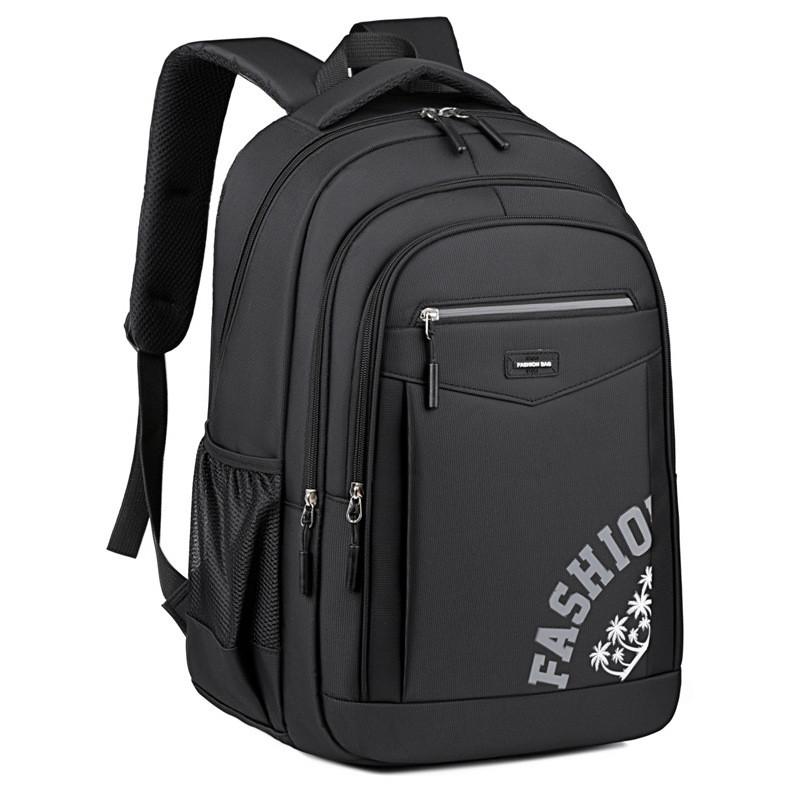 Fashion Print Letter Oxford Backpack Breathable Laptop Compartment Bag Students