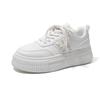 Thick Bottom Hight Increasing Board Shoes Women's New Summer Student White Shoes Women's Sports Casual Shoes