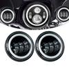 Motorcycle 2pcs 4.5 Inch Led Fog Light DRL Led Fog Halo Ring 30W Round Waterproof 4 1/2 Auxiliary Passing Lamp