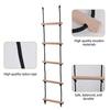 Wooden Children Climbing Rope with Platforms Swing Chair for Kids  Playground Equipment