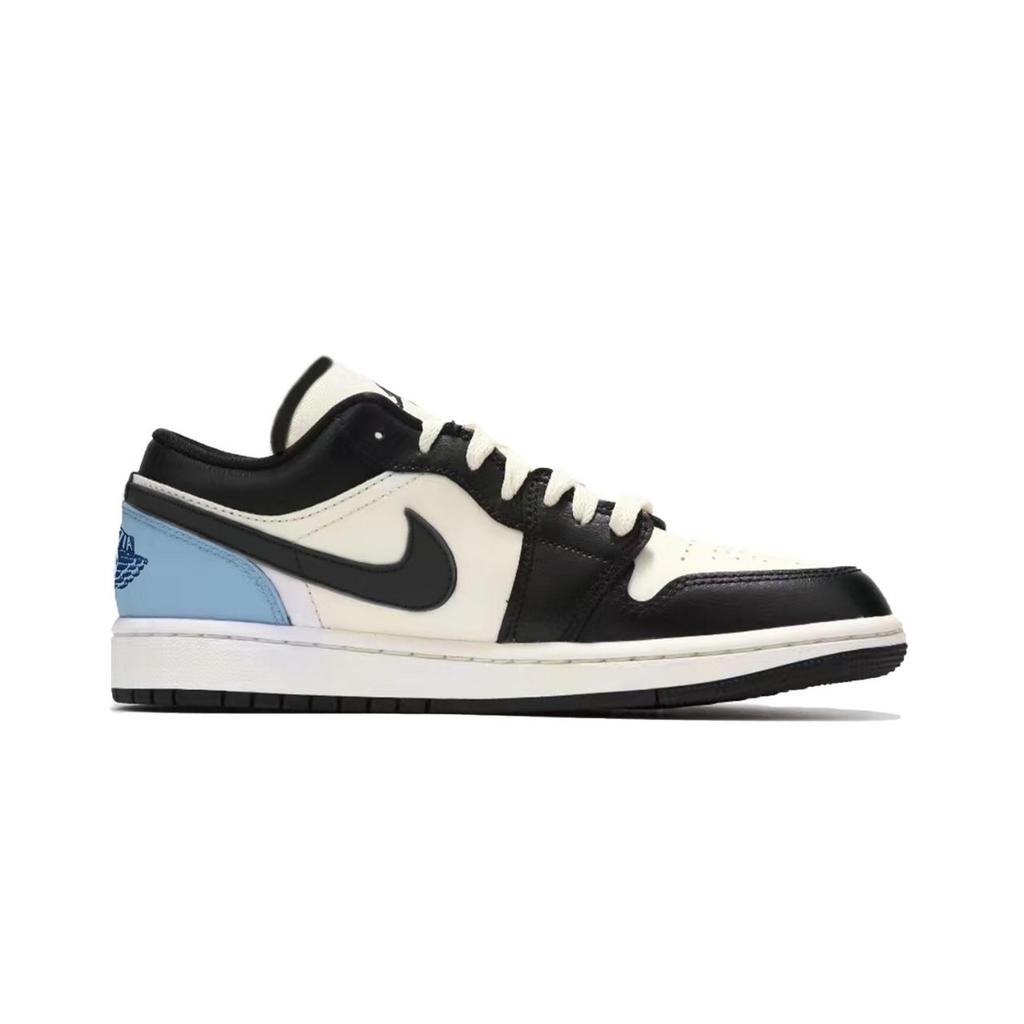 Jordan Air Jordan 1 Амортизация Низкие Винтажные Баскетбольные Кроссовки Мужские Черные 553558-132(Команда330-)
