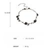 GemChic Women's Retro Camellia Flower Leaf Collarbone Necklace Personalized Clavicle Chain Birthday Christmas Jewelry Gift