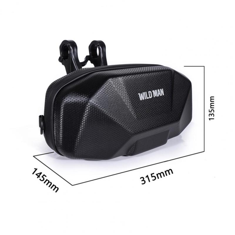 Сумка на руль велосипеда, большой объем, жесткий чехол для электрического скутера, водонепроницаемая сумка на молнии для езды на велосипеде