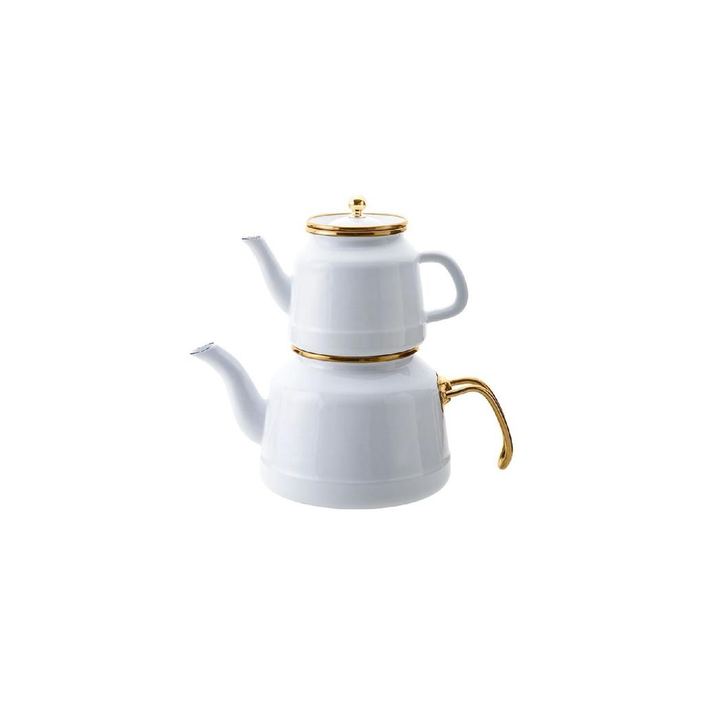 En-4534 Набор чайников с белой эмалью