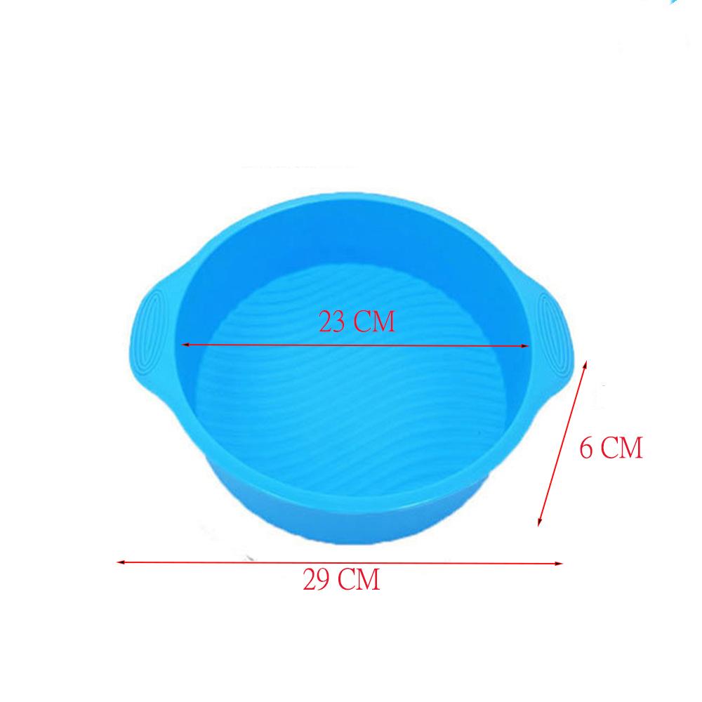 9 дюймов DlY круглая форма 3D силиконовая форма для торта инструменты для выпечки форма для выпечки противень для выпечки