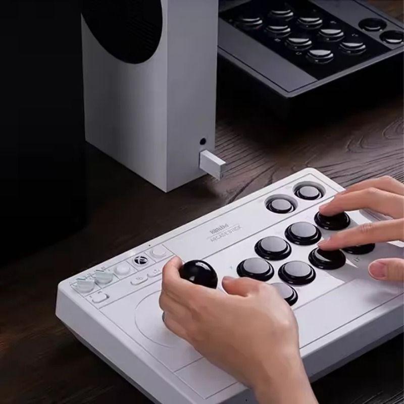 8BitDo Arcade Stick 81JA02D, Arcade Fight Stick Game Controller for PC with 3.5mm Jack
