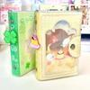 Lucky Clover PVC Photo Album for 3 Inch Kpop Anime Card Cartoon Pudding Photocard Collection Book with Mini Charm Japan Style