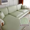 Водонепроницаемый кожаный чехол для дивана из искусственной кожи для гостиной, эластичный чехол, защита мебели, 15 однотонных чехлов для дивана