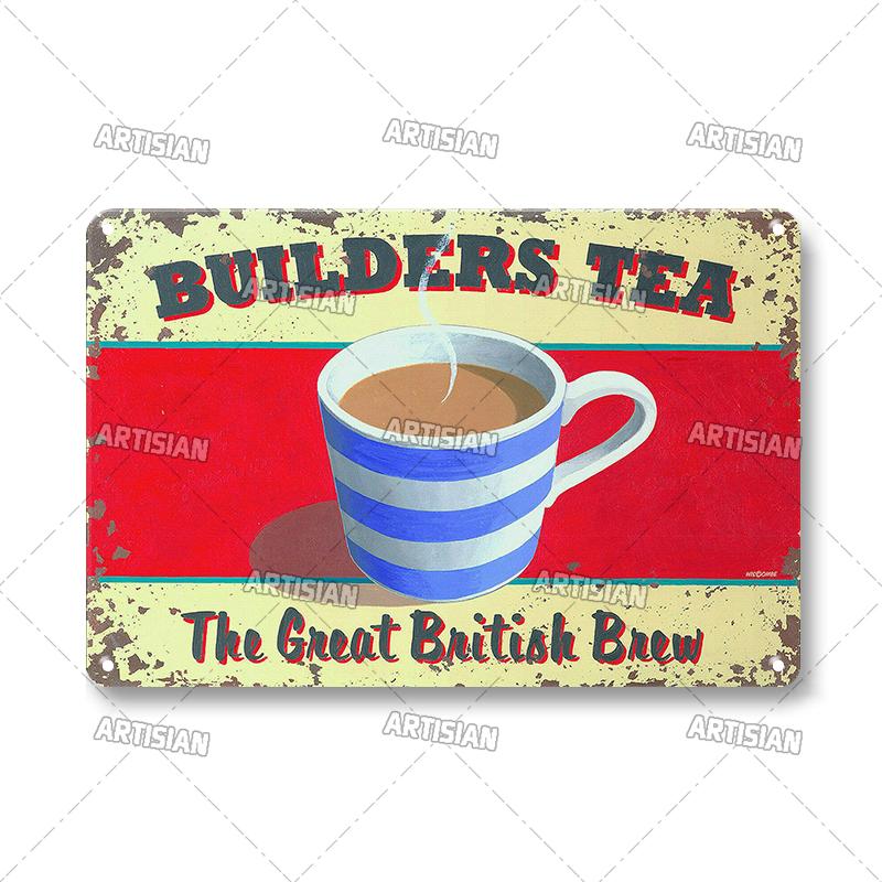 Винтажный кофейный металлический жестяной знак, декоративная тарелка, ретро-постер для чаепития, домашний бар, кафе, промышленный декор, старые настенные металлические знаки