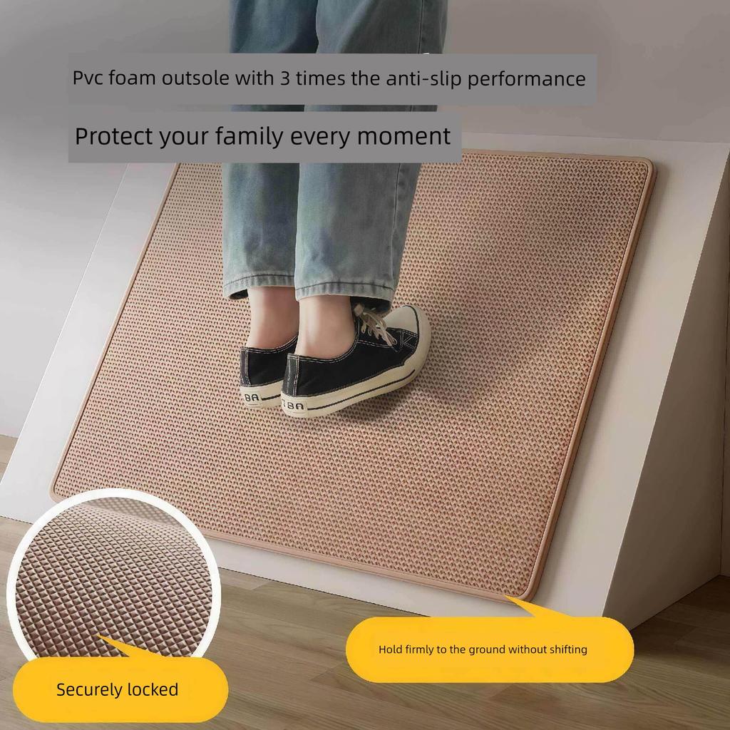 German Precision Bathroom Floor Mat, Makeup Room Absorbent Cooling Mat, Toilet Entrance Non-Slip Mat, Quick-Drying Bathroom Floor Mat