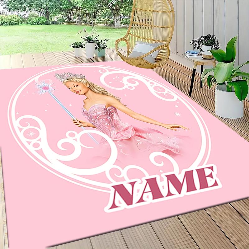 Custom Name Magic City Carpet Rug Customizable Soft Washable Anti-Slip Home Living Room Sofa Mats Personalized Rug. 0909329
